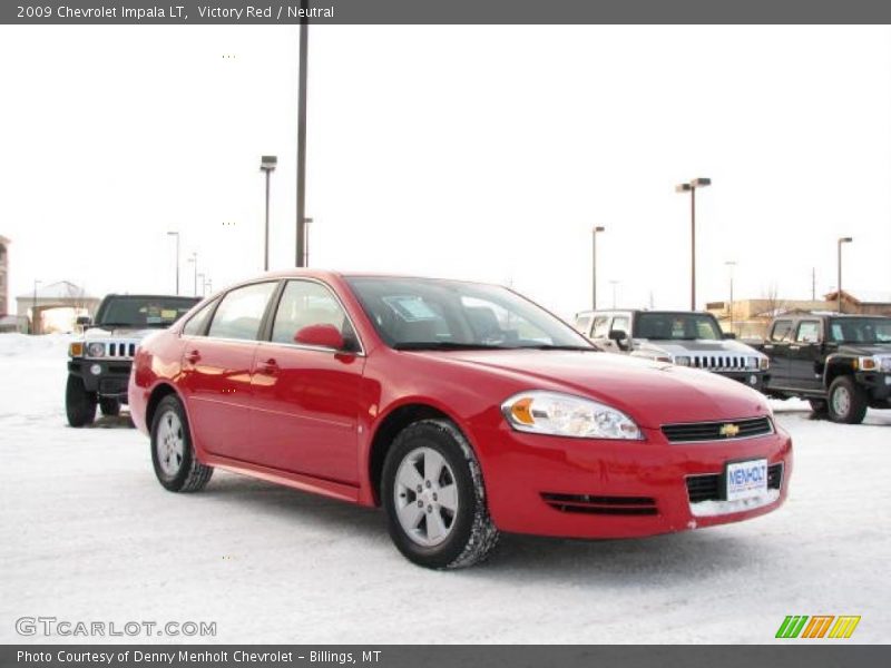 Victory Red / Neutral 2009 Chevrolet Impala LT