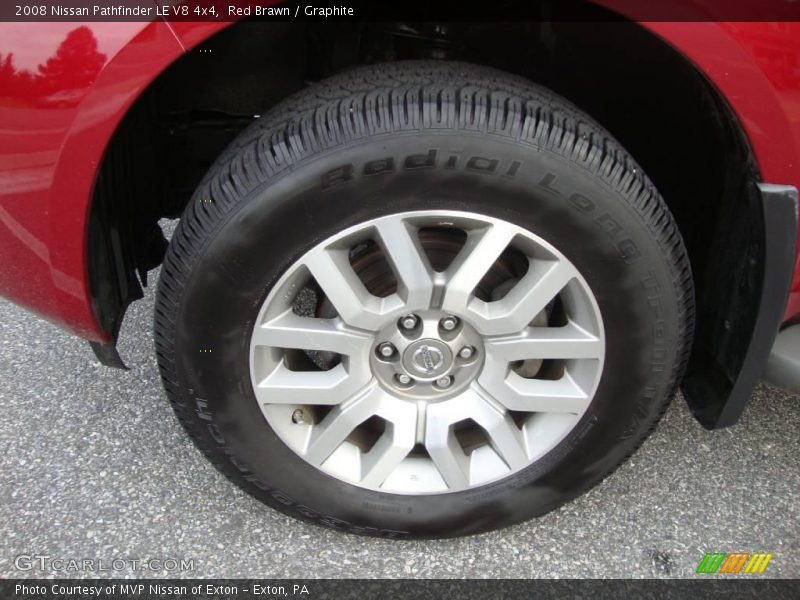 Red Brawn / Graphite 2008 Nissan Pathfinder LE V8 4x4