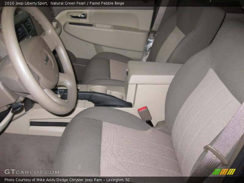 Natural Green Pearl / Pastel Pebble Beige 2010 Jeep Liberty Sport