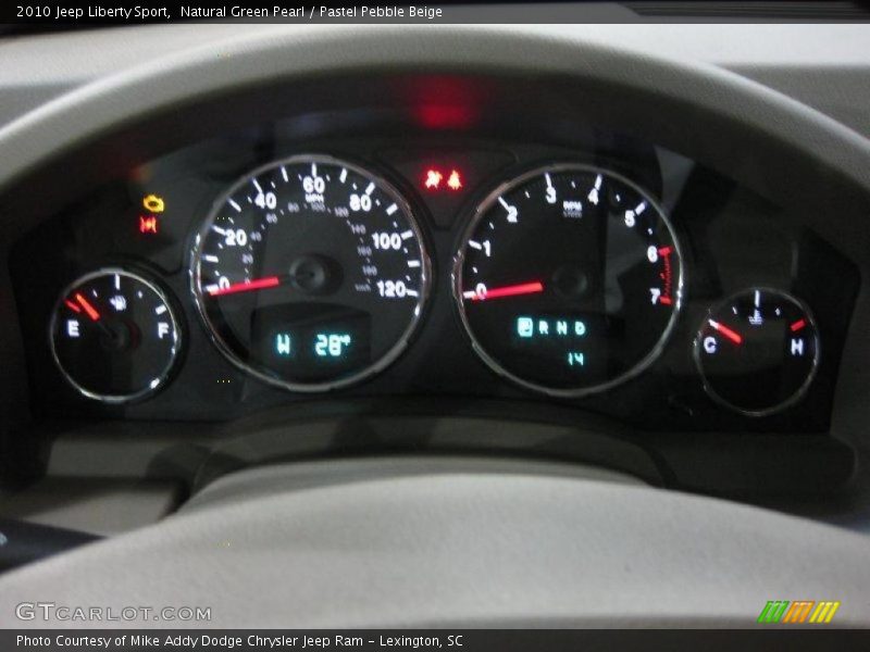 Natural Green Pearl / Pastel Pebble Beige 2010 Jeep Liberty Sport