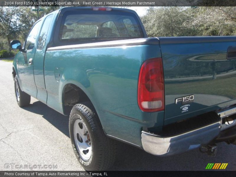 Fleet Green / Heritage Medium Parchment 2004 Ford F150 XL Heritage SuperCab 4x4