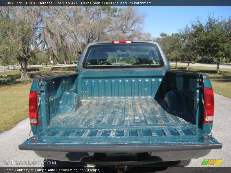 Fleet Green / Heritage Medium Parchment 2004 Ford F150 XL Heritage SuperCab 4x4