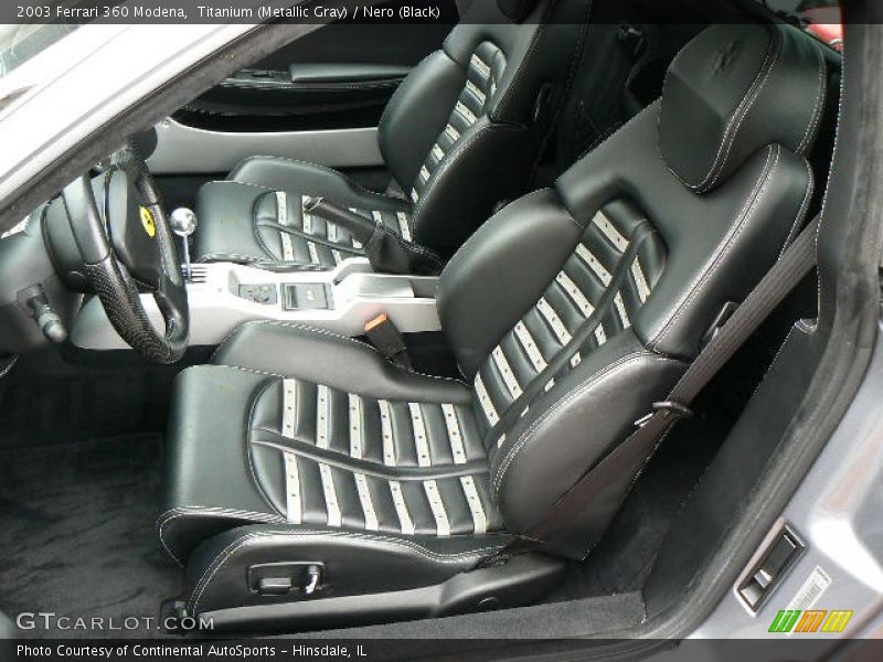 Titanium (Metallic Gray) / Nero (Black) 2003 Ferrari 360 Modena
