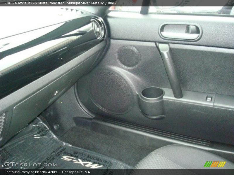 Sunlight Silver Metallic / Black 2006 Mazda MX-5 Miata Roadster