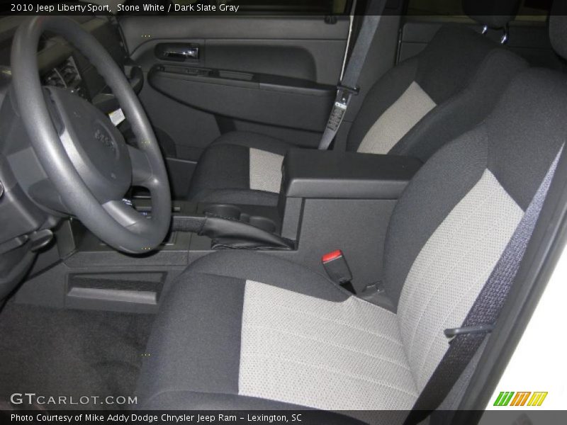 Stone White / Dark Slate Gray 2010 Jeep Liberty Sport