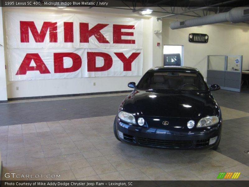 Midnight Indigo Blue Metallic / Ivory 1995 Lexus SC 400