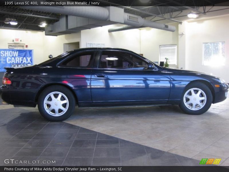 Midnight Indigo Blue Metallic / Ivory 1995 Lexus SC 400