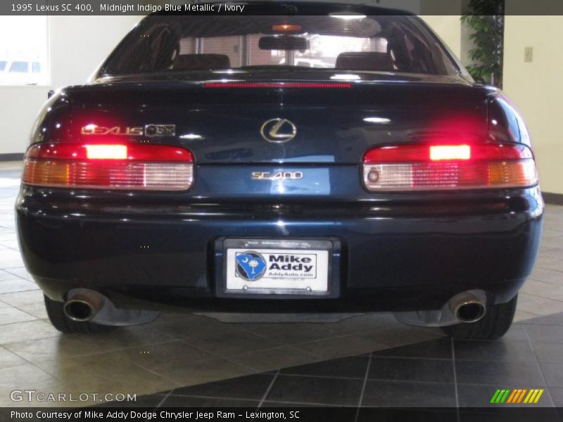Midnight Indigo Blue Metallic / Ivory 1995 Lexus SC 400