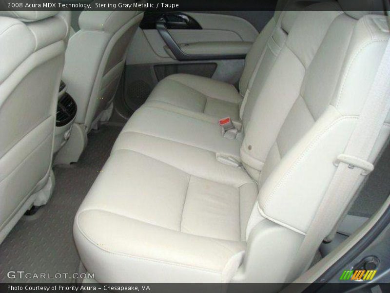 Sterling Gray Metallic / Taupe 2008 Acura MDX Technology
