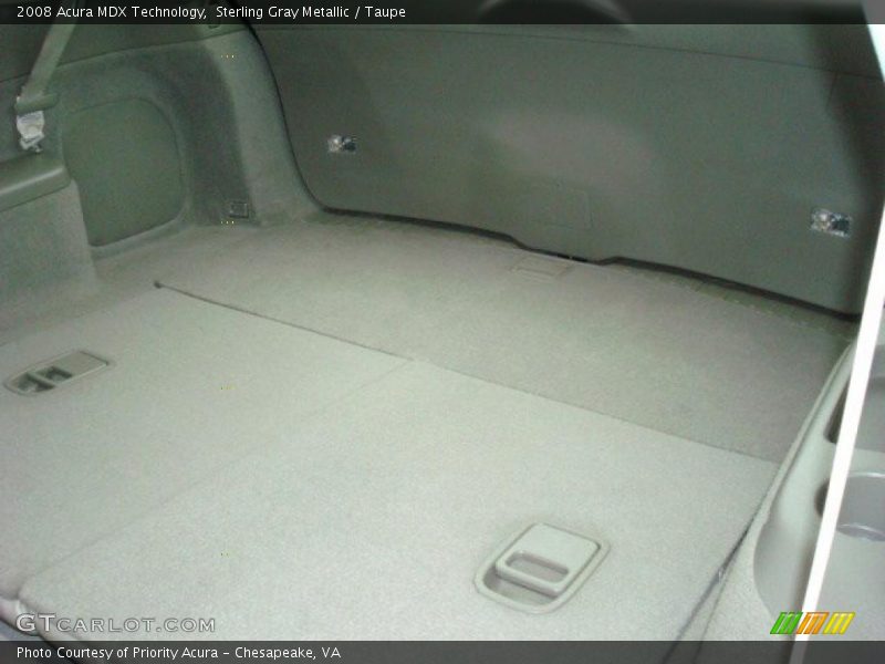 Sterling Gray Metallic / Taupe 2008 Acura MDX Technology