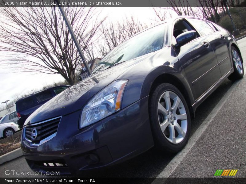 Dark Slate Metallic / Charcoal Black 2008 Nissan Maxima 3.5 SE