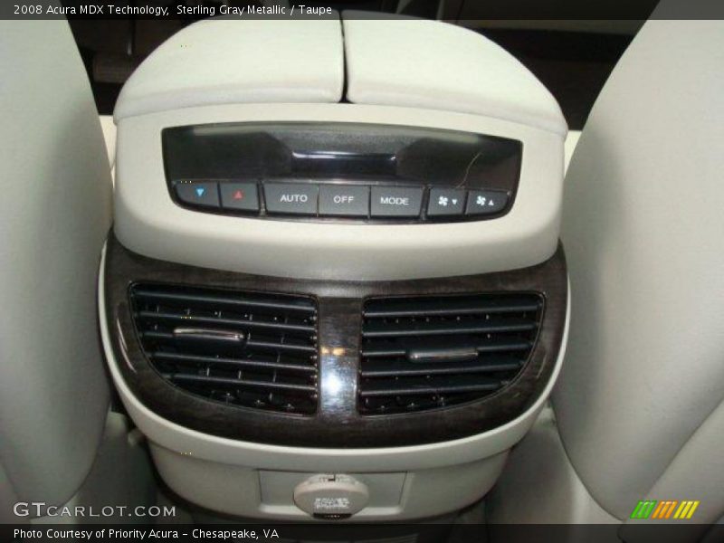 Sterling Gray Metallic / Taupe 2008 Acura MDX Technology