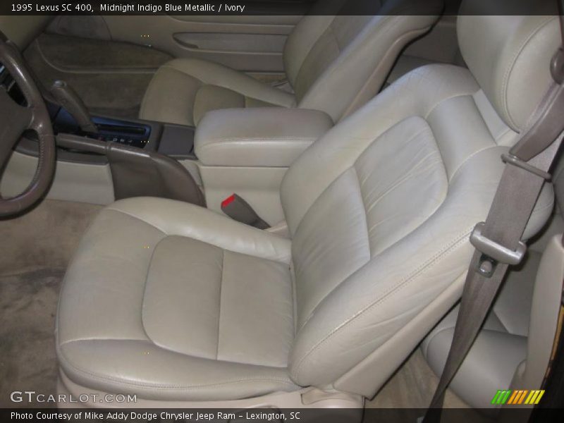 Midnight Indigo Blue Metallic / Ivory 1995 Lexus SC 400