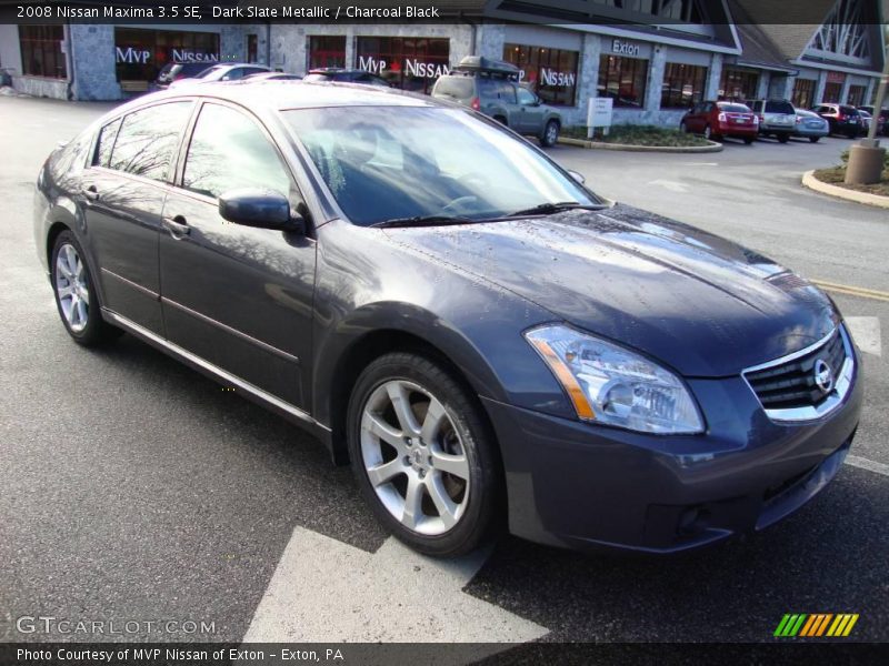 Dark Slate Metallic / Charcoal Black 2008 Nissan Maxima 3.5 SE