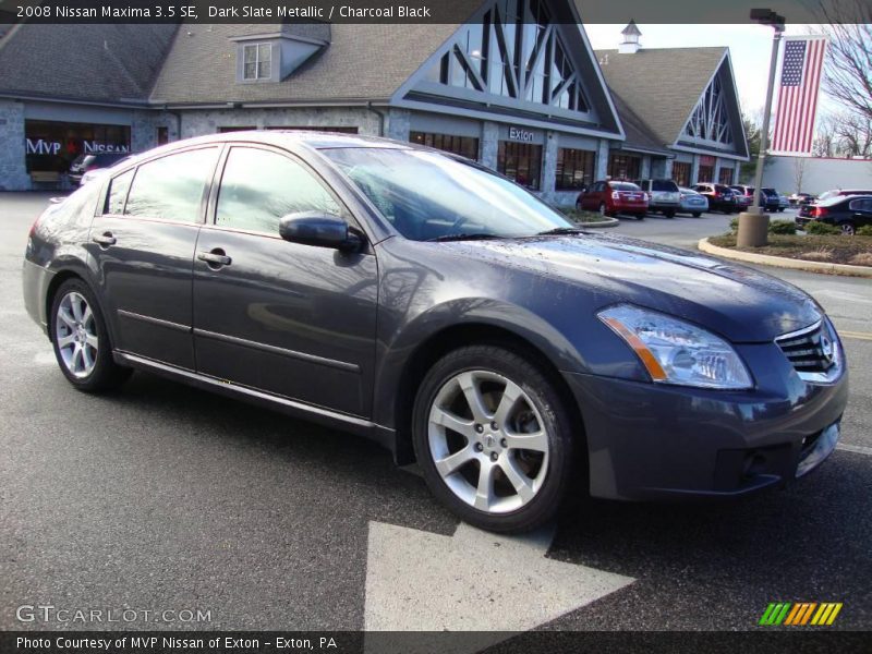 Dark Slate Metallic / Charcoal Black 2008 Nissan Maxima 3.5 SE