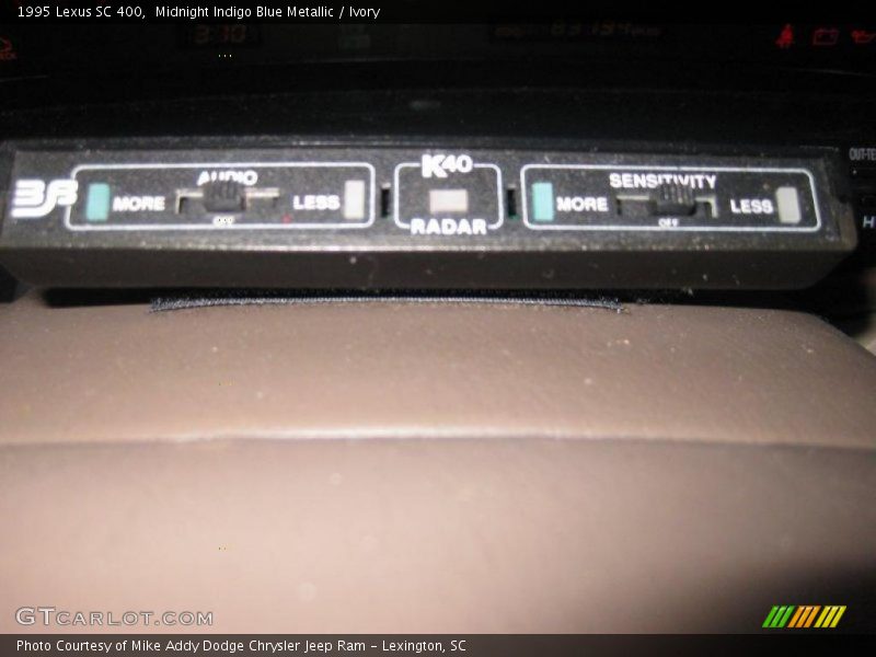 Midnight Indigo Blue Metallic / Ivory 1995 Lexus SC 400
