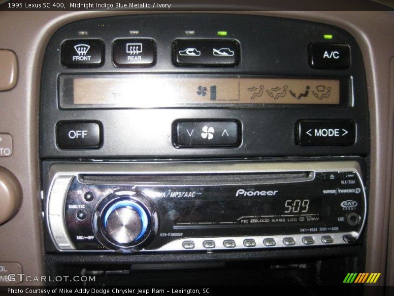 Midnight Indigo Blue Metallic / Ivory 1995 Lexus SC 400
