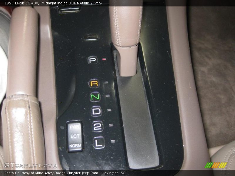 Midnight Indigo Blue Metallic / Ivory 1995 Lexus SC 400