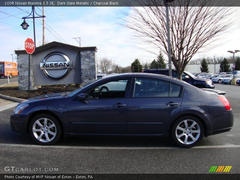 Dark Slate Metallic / Charcoal Black 2008 Nissan Maxima 3.5 SE