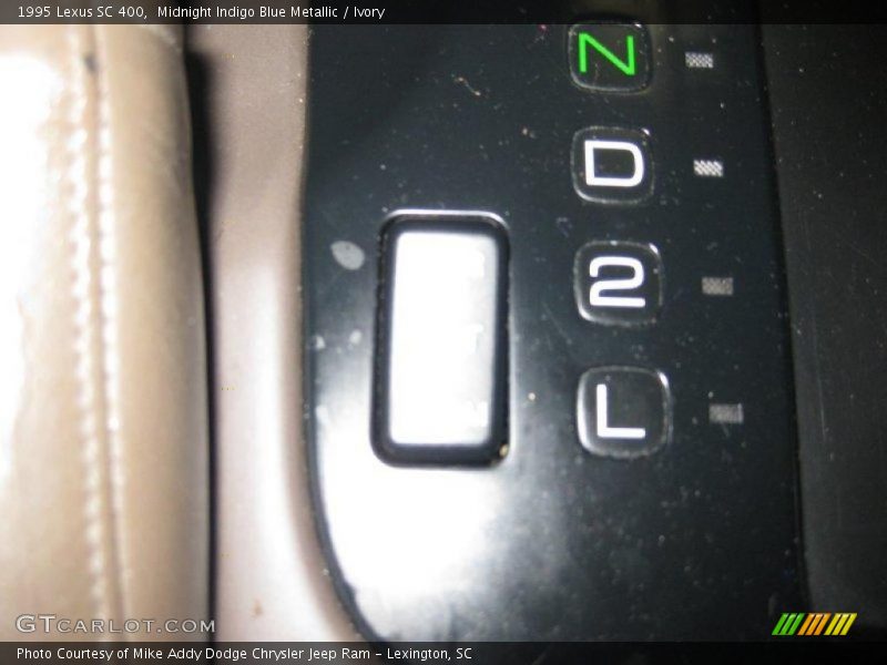 Midnight Indigo Blue Metallic / Ivory 1995 Lexus SC 400