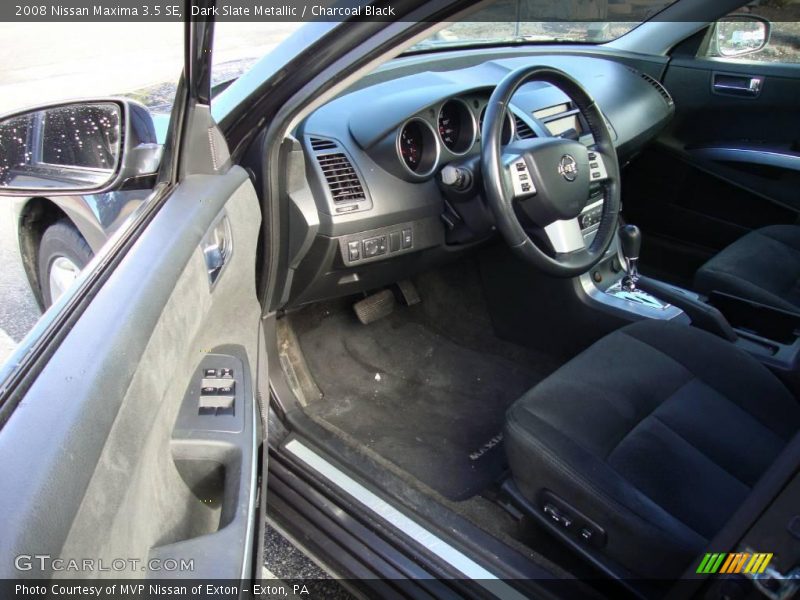 Dark Slate Metallic / Charcoal Black 2008 Nissan Maxima 3.5 SE