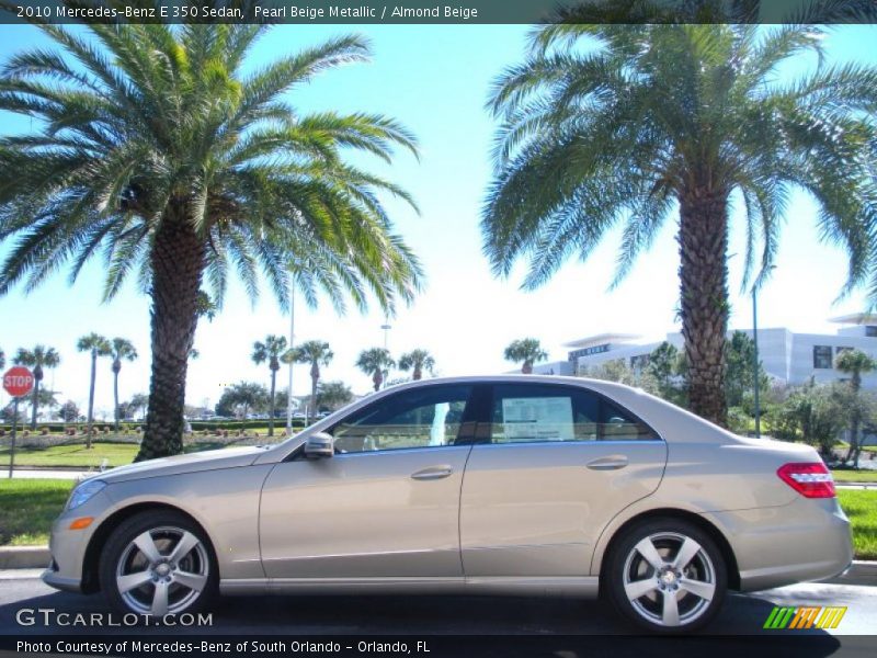 Pearl Beige Metallic / Almond Beige 2010 Mercedes-Benz E 350 Sedan