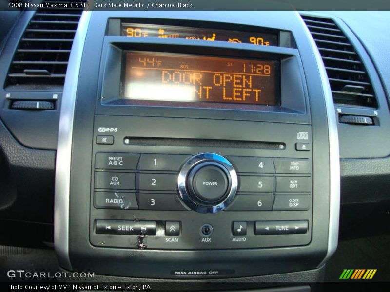 Dark Slate Metallic / Charcoal Black 2008 Nissan Maxima 3.5 SE