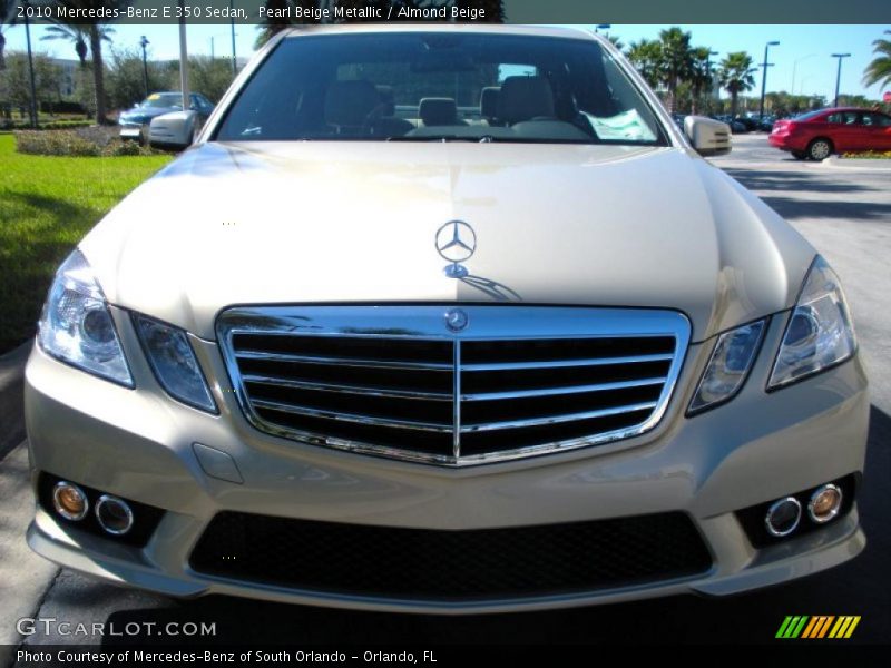 Pearl Beige Metallic / Almond Beige 2010 Mercedes-Benz E 350 Sedan