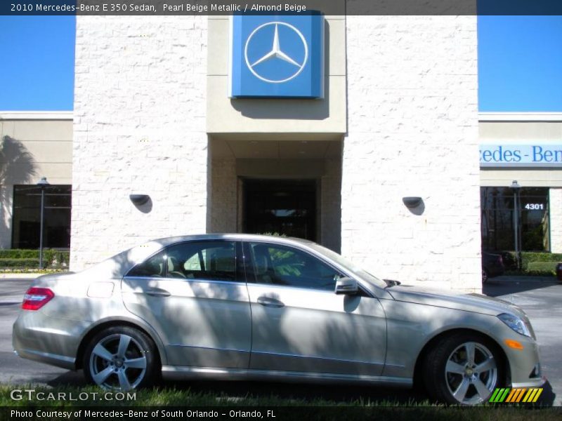 Pearl Beige Metallic / Almond Beige 2010 Mercedes-Benz E 350 Sedan