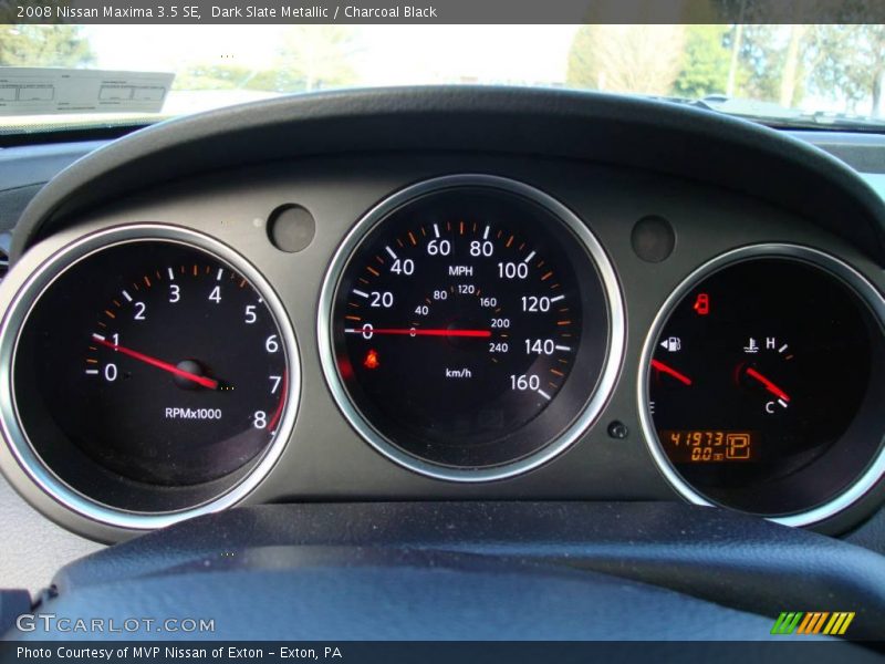 Dark Slate Metallic / Charcoal Black 2008 Nissan Maxima 3.5 SE