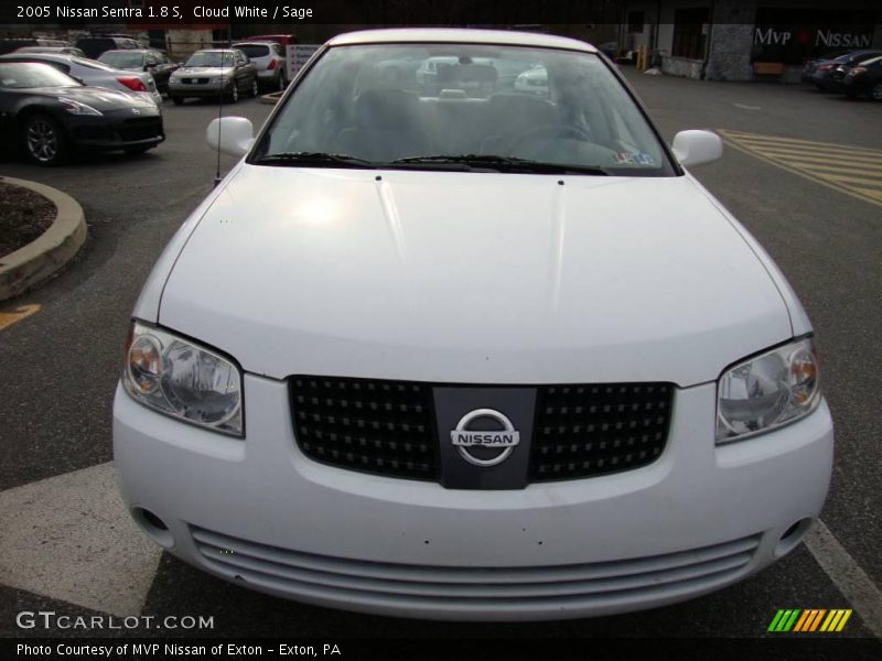 Cloud White / Sage 2005 Nissan Sentra 1.8 S