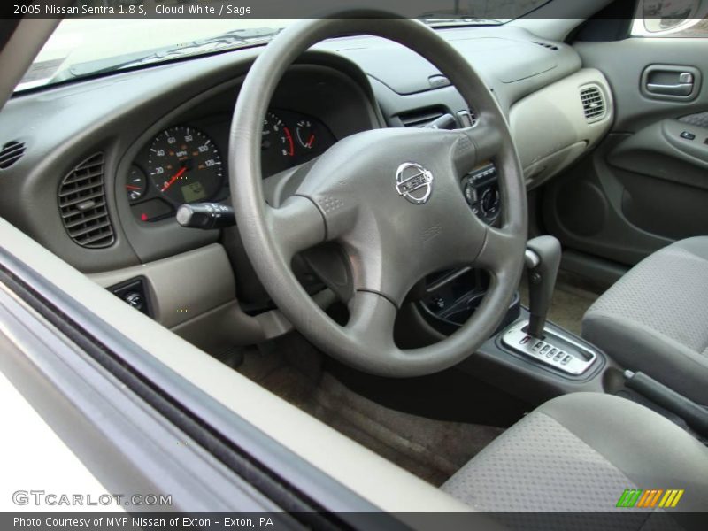 Cloud White / Sage 2005 Nissan Sentra 1.8 S