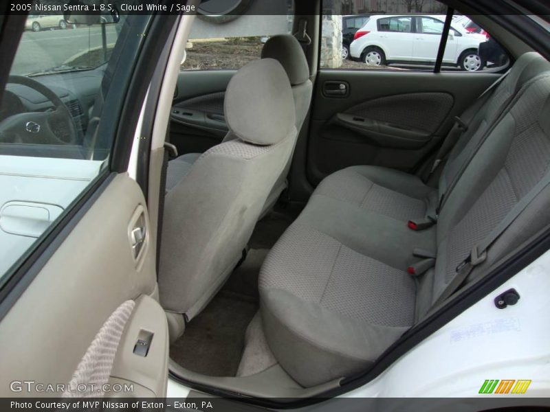 Cloud White / Sage 2005 Nissan Sentra 1.8 S