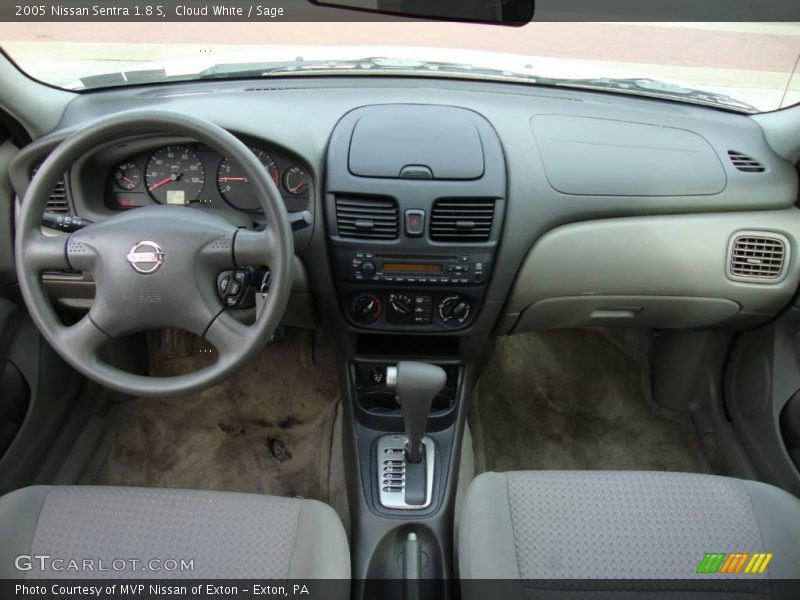 Cloud White / Sage 2005 Nissan Sentra 1.8 S