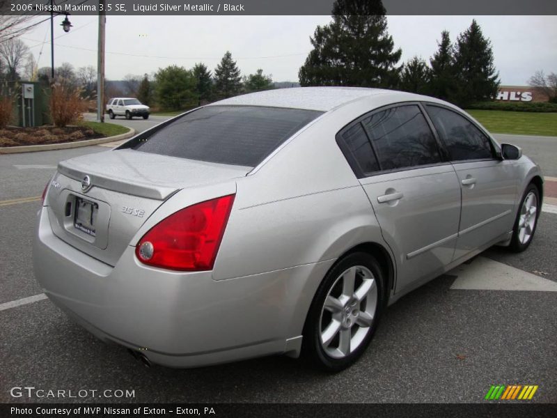 Liquid Silver Metallic / Black 2006 Nissan Maxima 3.5 SE