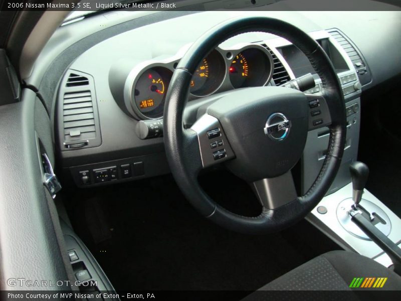 Liquid Silver Metallic / Black 2006 Nissan Maxima 3.5 SE