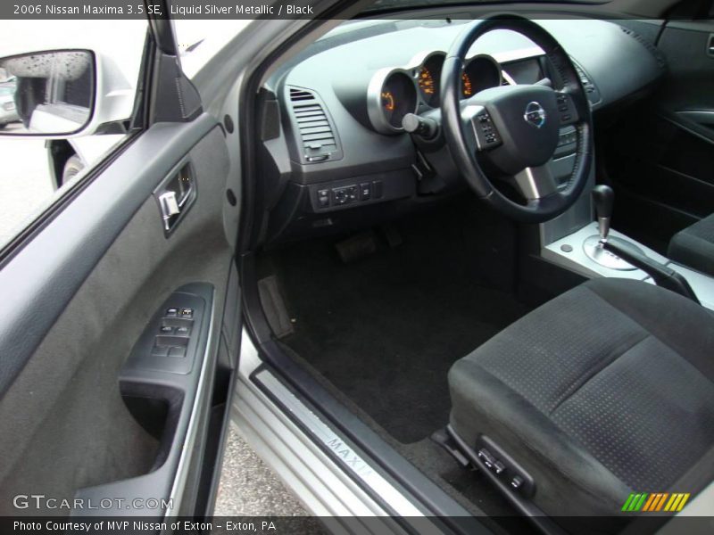 Liquid Silver Metallic / Black 2006 Nissan Maxima 3.5 SE