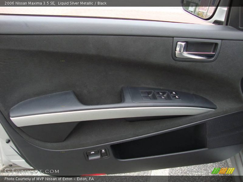 Liquid Silver Metallic / Black 2006 Nissan Maxima 3.5 SE