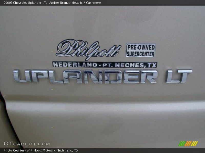 Amber Bronze Metallic / Cashmere 2006 Chevrolet Uplander LT