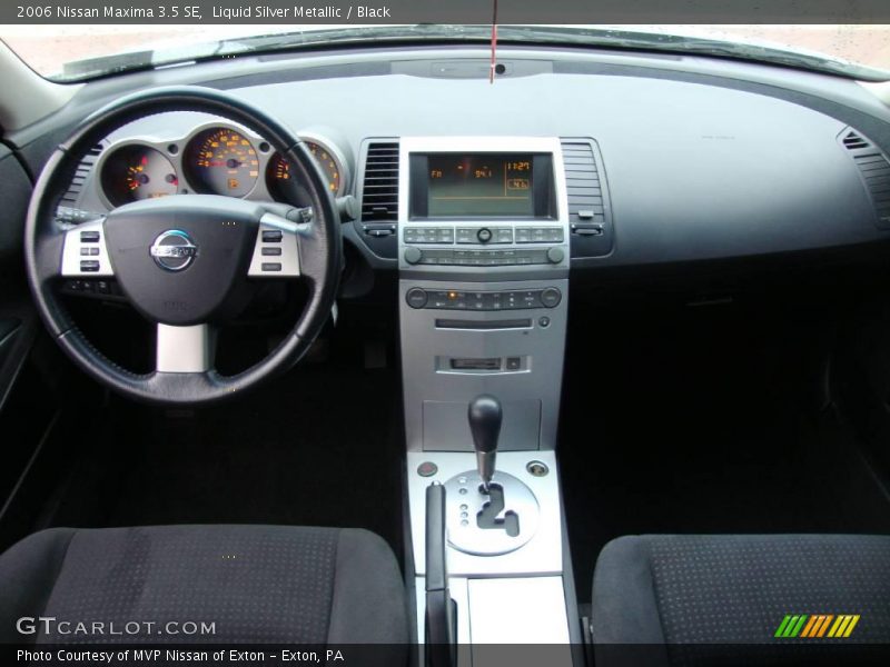 Liquid Silver Metallic / Black 2006 Nissan Maxima 3.5 SE