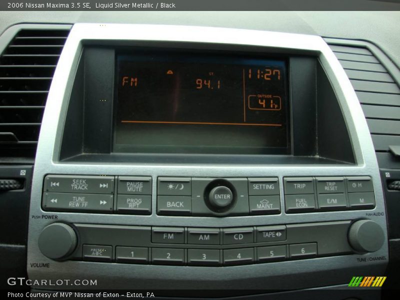 Liquid Silver Metallic / Black 2006 Nissan Maxima 3.5 SE
