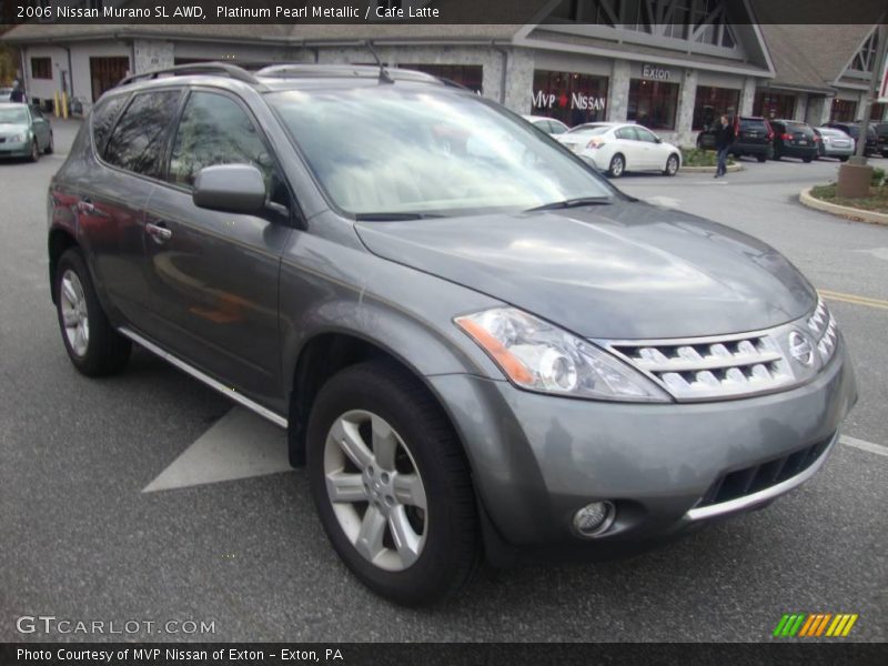 Platinum Pearl Metallic / Cafe Latte 2006 Nissan Murano SL AWD