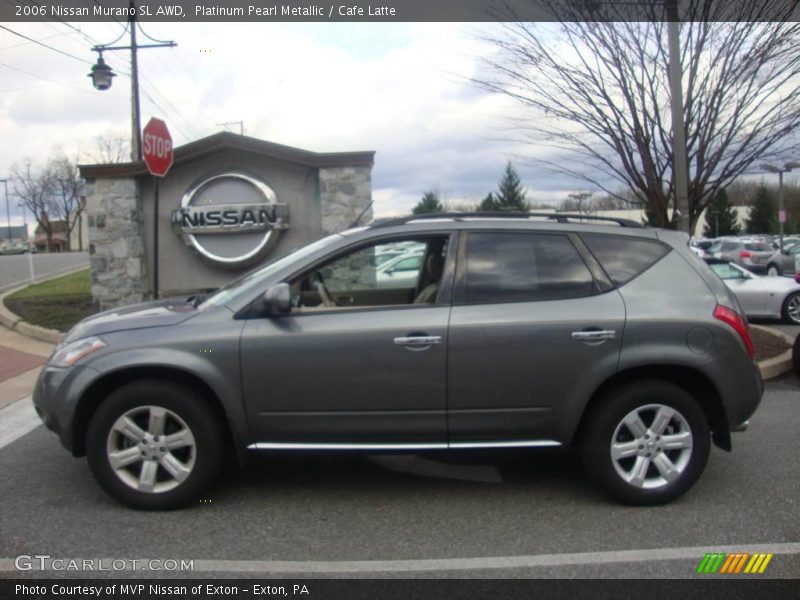 Platinum Pearl Metallic / Cafe Latte 2006 Nissan Murano SL AWD