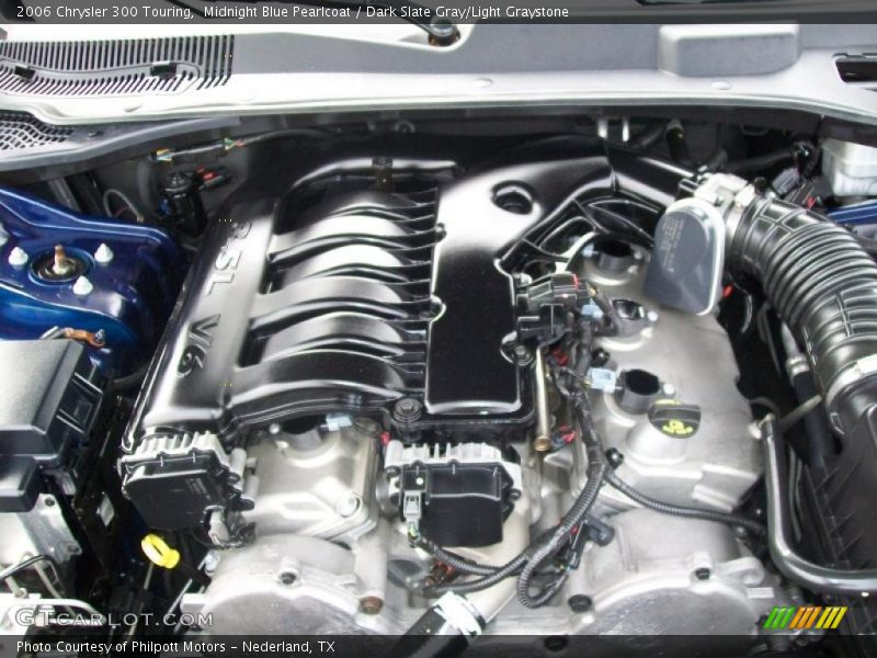 Midnight Blue Pearlcoat / Dark Slate Gray/Light Graystone 2006 Chrysler 300 Touring