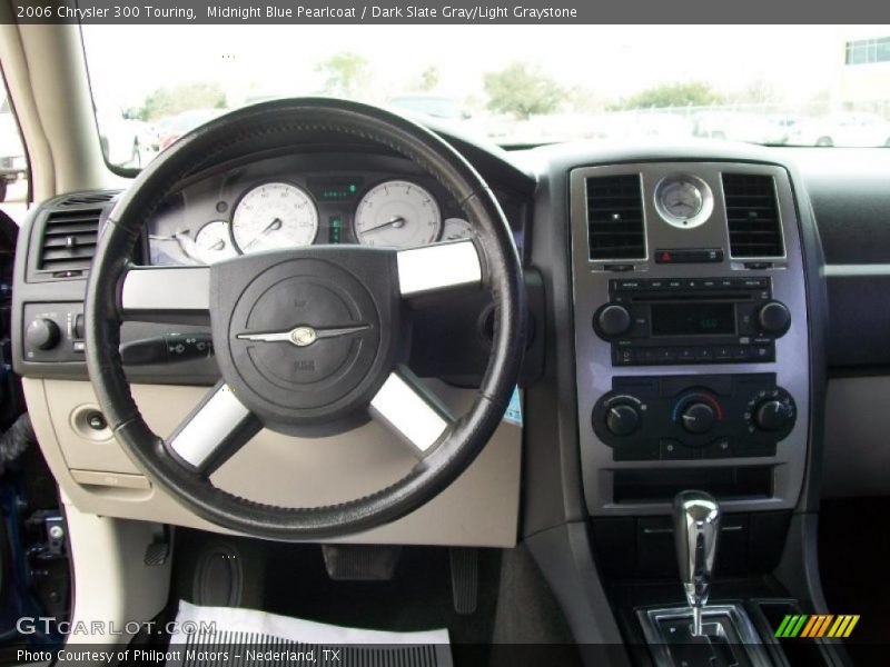 Midnight Blue Pearlcoat / Dark Slate Gray/Light Graystone 2006 Chrysler 300 Touring