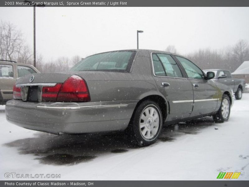 Spruce Green Metallic / Light Flint 2003 Mercury Grand Marquis LS