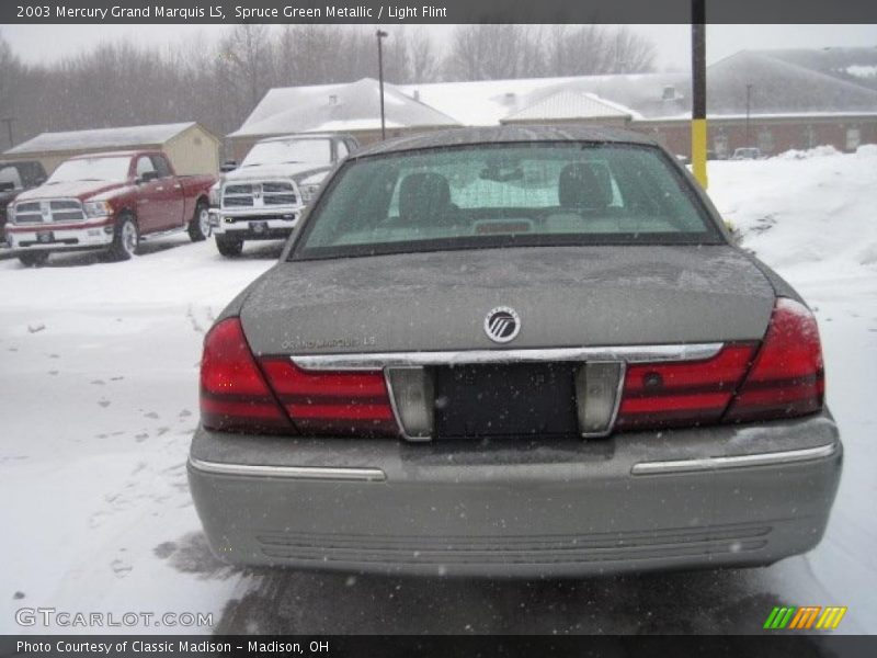 Spruce Green Metallic / Light Flint 2003 Mercury Grand Marquis LS