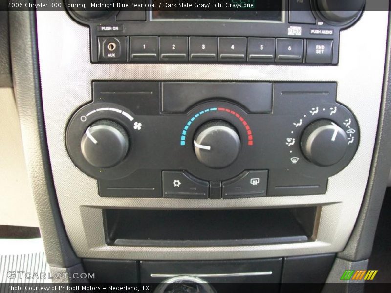 Midnight Blue Pearlcoat / Dark Slate Gray/Light Graystone 2006 Chrysler 300 Touring