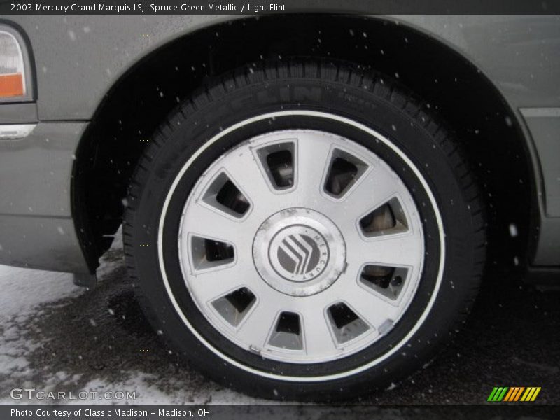 Spruce Green Metallic / Light Flint 2003 Mercury Grand Marquis LS