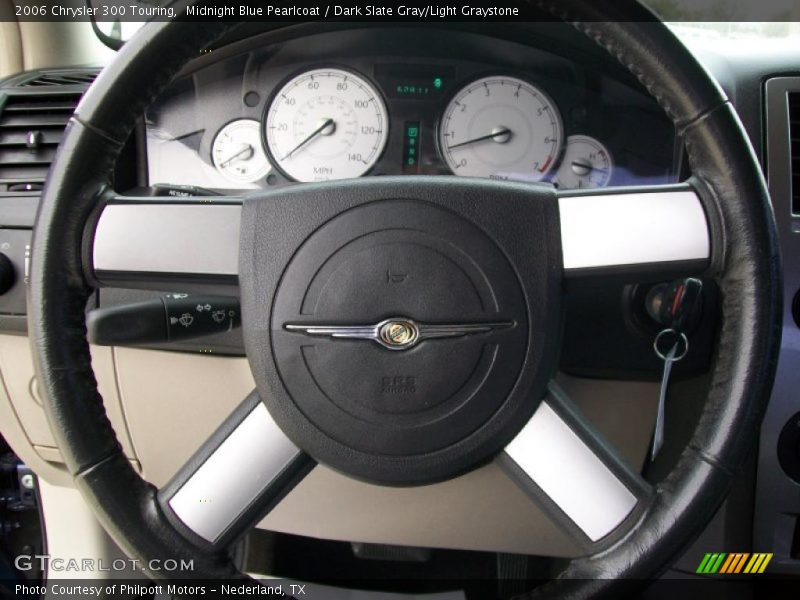 Midnight Blue Pearlcoat / Dark Slate Gray/Light Graystone 2006 Chrysler 300 Touring